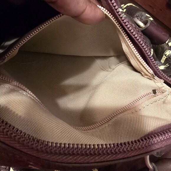 Pre-owned Longchamp Leather Boston Handbag/Satchel/Tote ~ Vintage - Picture 9 of 12